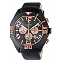 RENDEX Chrono Passion XL Quartzuhr Edelstahl schwarz