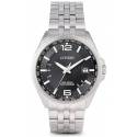 CITIZEN Global Weltzeit Eco Drive Solar Funkuhr Stahl schwarz