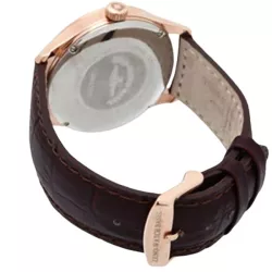 ZENO-WATCH BASEL Retro Gentlemen Quartz Uhr vergoldet schwarz