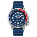 CITIZEN Promaster Eco-Drive Diver Solar Taucheruhr blau-rot