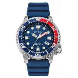CITIZEN Promaster Eco-Drive Diver Solar Taucheruhr blau-rot