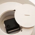 LE CLIP Wanduhr Mega Pure White