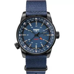 TRASER P68 Pathfinder GMT Quartz Nato blau