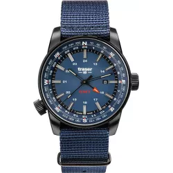 TRASER P68 Pathfinder GMT Quartz Nato blau