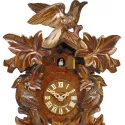 Kuckucksuhr Black Forest Holz Wanduhr mechanisch 38cm 8 Tage
