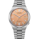 CITIZEN Tsuyosa Retro Automatik Uhr Stahl lachs