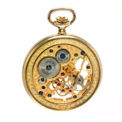 Skelett Taschenuhr Handaufzug Aero XL