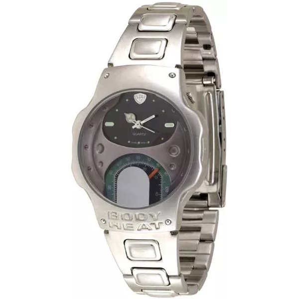 BODY HEAT Thermometer Uhr Quartz midi