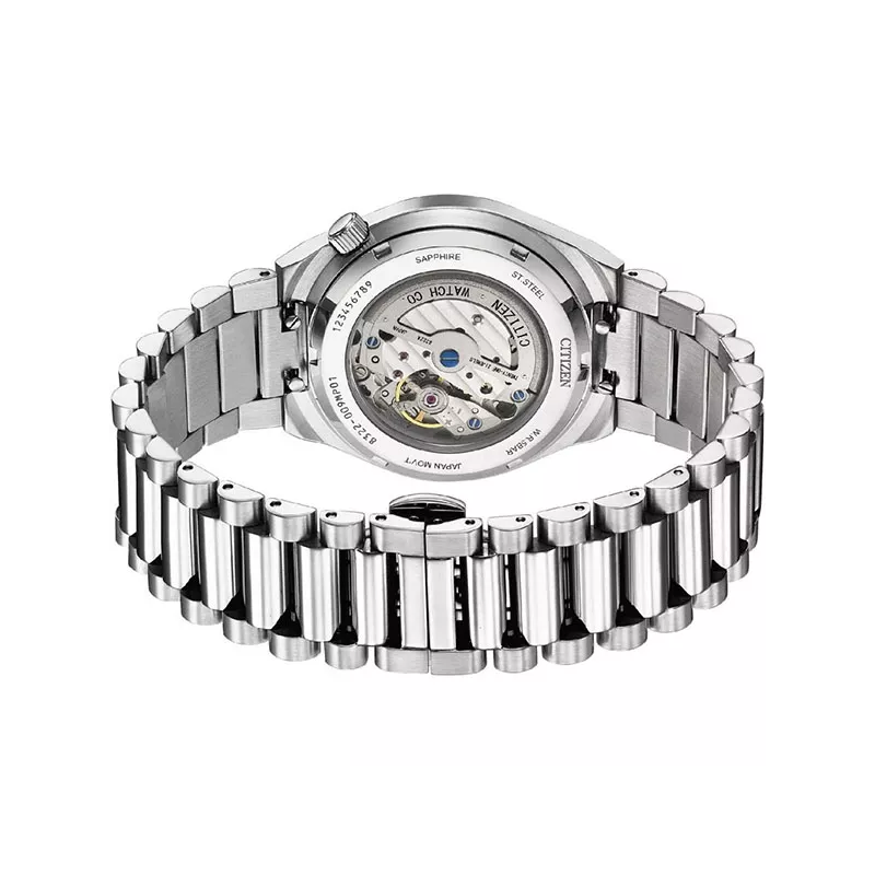 CITIZEN Tsuyosa 40 Small Second Automatik Uhr dunkelblau