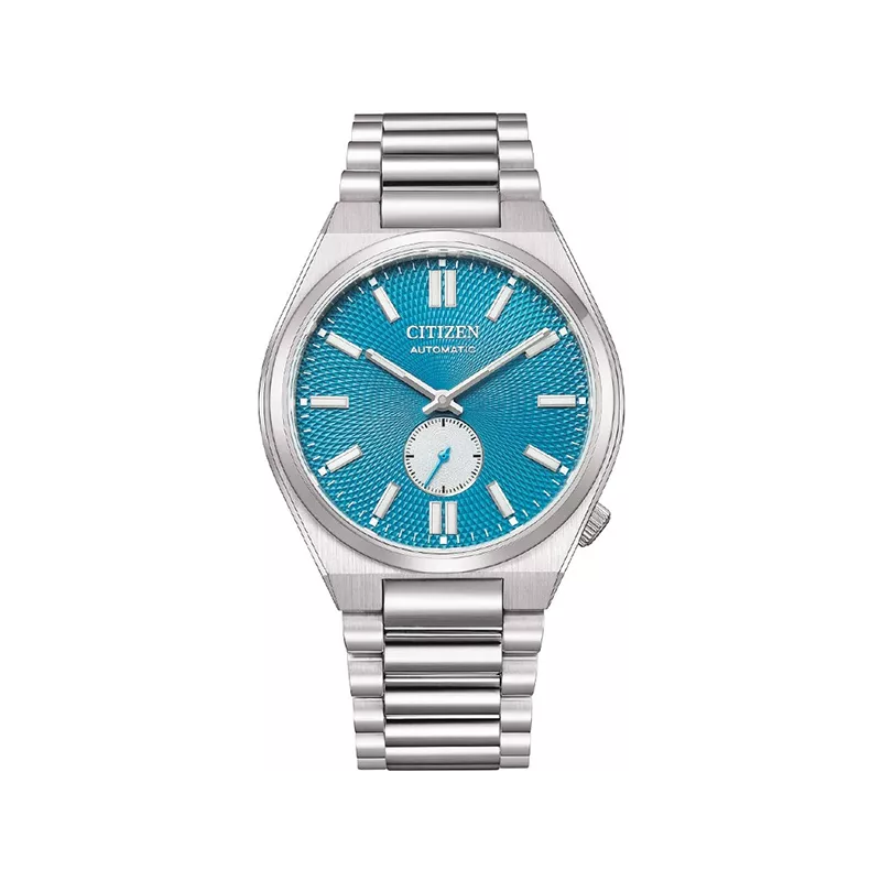CITIZEN Tsuyosa 40 Small Second Automatik Uhr dunkelblau