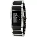 RENDEX Ceramic Elegant Quarzuhr schwarz