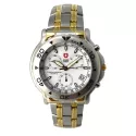 SWISS ARMY Classic Chronograph Quartzuhr bicolor weiss