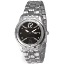 ZENO Fashionista Edelstahl Quartzuhr schwarz