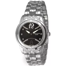 ZENO Fashionista Edelstahl Quartzuhr schwarz
