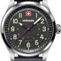 WENGER Terragraph Edelstahl Herrenuhr mit Datum schwarz