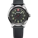 WENGER Terragraph Edelstahl Herrenuhr mit Datum schwarz