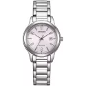 CITIZEN Elegant Lady Eco-Drive Solaruhr Stahl rosa
