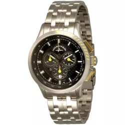 ZENO-WATCH BASEL H3 Fashion Chrono Lumi Quartzuhr gelb