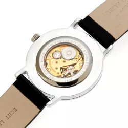 ZENO-WATCH BASEL Bauhaus Vintage Handaufzug Uhr mit altem Uhrwerk