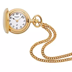 Klassik Anhängeuhr Savonette Regent vergoldet