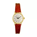 ETERNA Vintage Damen Golduhr Quartz Lederband