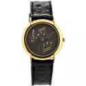 ZENO Music Quartzuhr dor schwarz