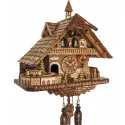 Kuckucksuhr Schwarzwaldbahn Holz Q-Wanduhr Zug