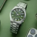 CITIZEN Tsuyosa Retro Automatik Uhr Stahl grün Camoflage