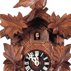 Kuckucksuhr Black Forest Holz Wanduhr mechanisch 35cm