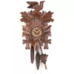 Kuckucksuhr Black Forest Holz Wanduhr mechanisch 35cm