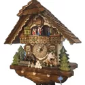 Kuckucksuhr Waldhaus Holz Wanduhr mechanisch