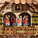 Kuckucksuhr Waldhaus Holz Wanduhr mechanisch