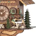 Kuckucksuhr Waldhaus Holz Wanduhr mechanisch 8 Tage