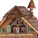 Kuckucksuhr Waldhaus Holz Wanduhr mechanisch 8 Tage