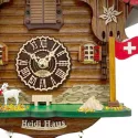 Kuckucksuhr Chalet Swiss Holz Q-Wanduhr Heidi Haus