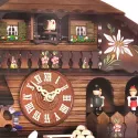 Kuckucksuhr Chalet Swiss Holz Q-Wanduhr Folklore