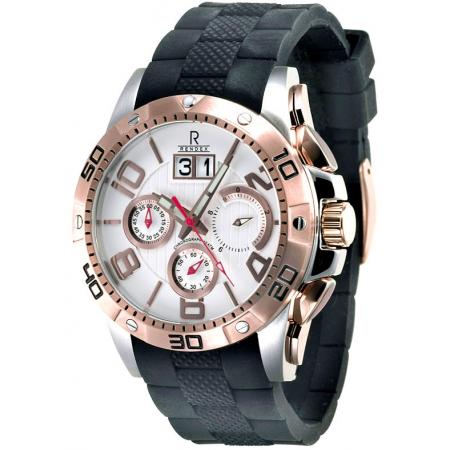 RENDEX Chrono Big Date Quartzuhr rose gold