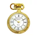 Klassik Anhängeuhr rund vergoldet Zahlen