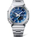 G-SHOCK Analog-Digitaluhr CasiOak Steel Carbon Core Solar blau