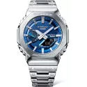 G-SHOCK Analog-Digitaluhr CasiOak Steel Carbon Core Solar blau