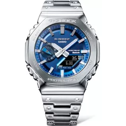 G-SHOCK Analog-Digitaluhr CasiOak Steel Carbon Core Solar blau