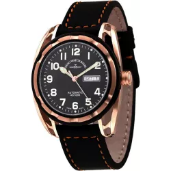 ZENO-WATCH BASEL Pimped Automatik Uhr mit altem Uhrwerk