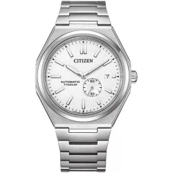 CITIZEN Zenshin Small Second Automatik Titanuhr silver