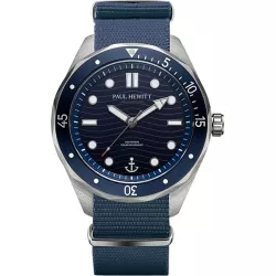 PAUL HEWITT Ocean Diver Solar Taucheruhr Recy-Stahl Nato blau
