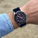 PAUL HEWITT Ocean Diver Solar Taucheruhr Recy-Stahl Nato blau