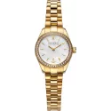 PAUL HEWITT Damenuhr Petit Soleil round 25 Solar Recy-Stahl gold pearl