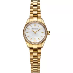 PAUL HEWITT Damenuhr Petit Soleil round 25 Solar Recy-Stahl gold pearl