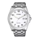 CITIZEN Klassik Eco-Drive Solaruhr mit Zahlen Edelstahl