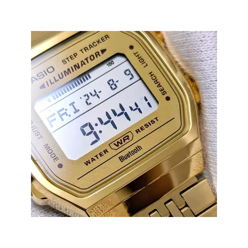 CASIO Vintage LCD Vintage Iconic Connect gold