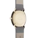 Junghans MAX BILL 34 Automatikuhr ros weiss Zahlen Leder grau